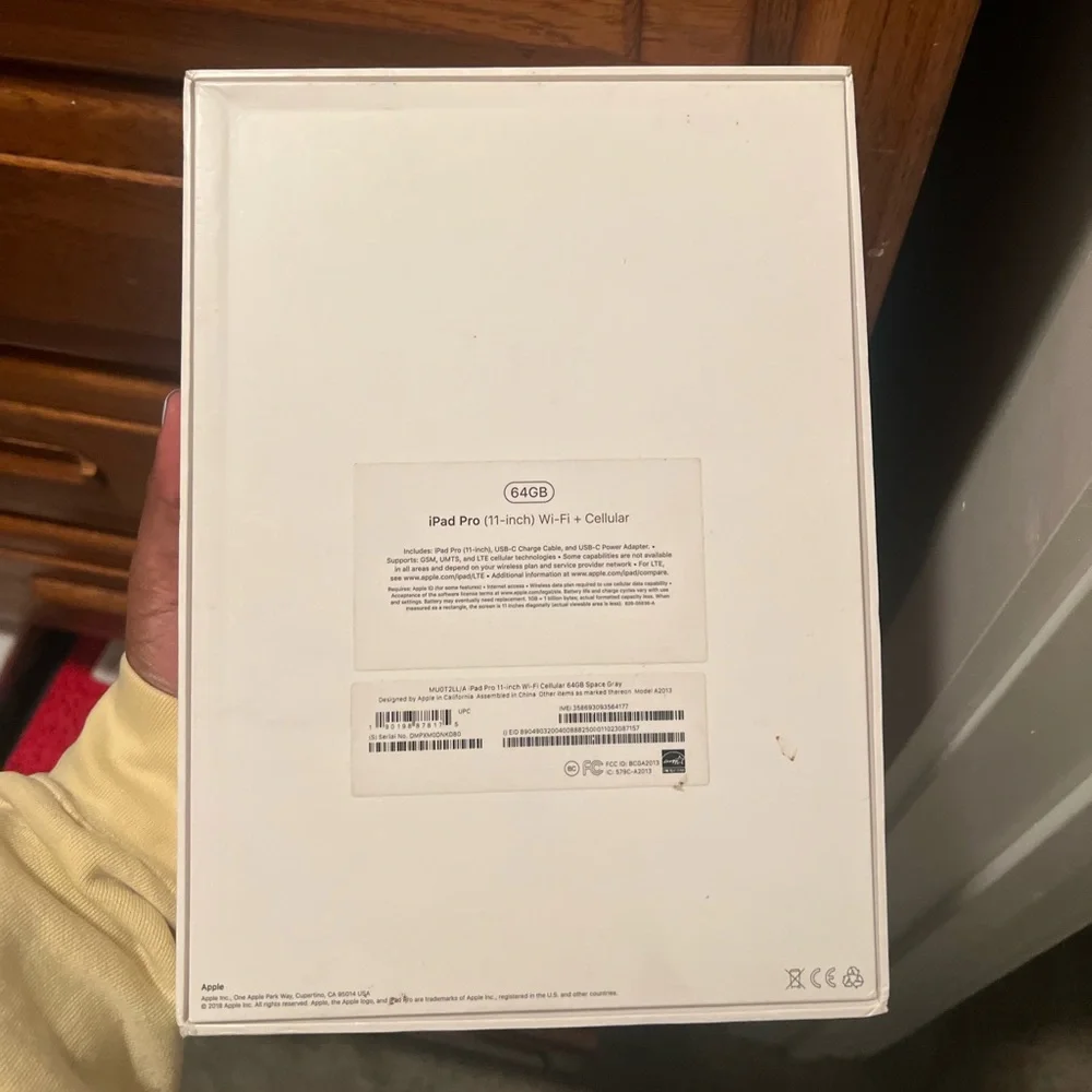 iPad Pro 11” Wifi + Cellular